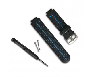 Garmin Replacement Black & Blue Watch Strap Band Approach S6 Forerunner 220 620